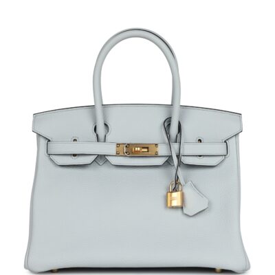 Hermes Birkin 30 Bleu Pale Togo GHW