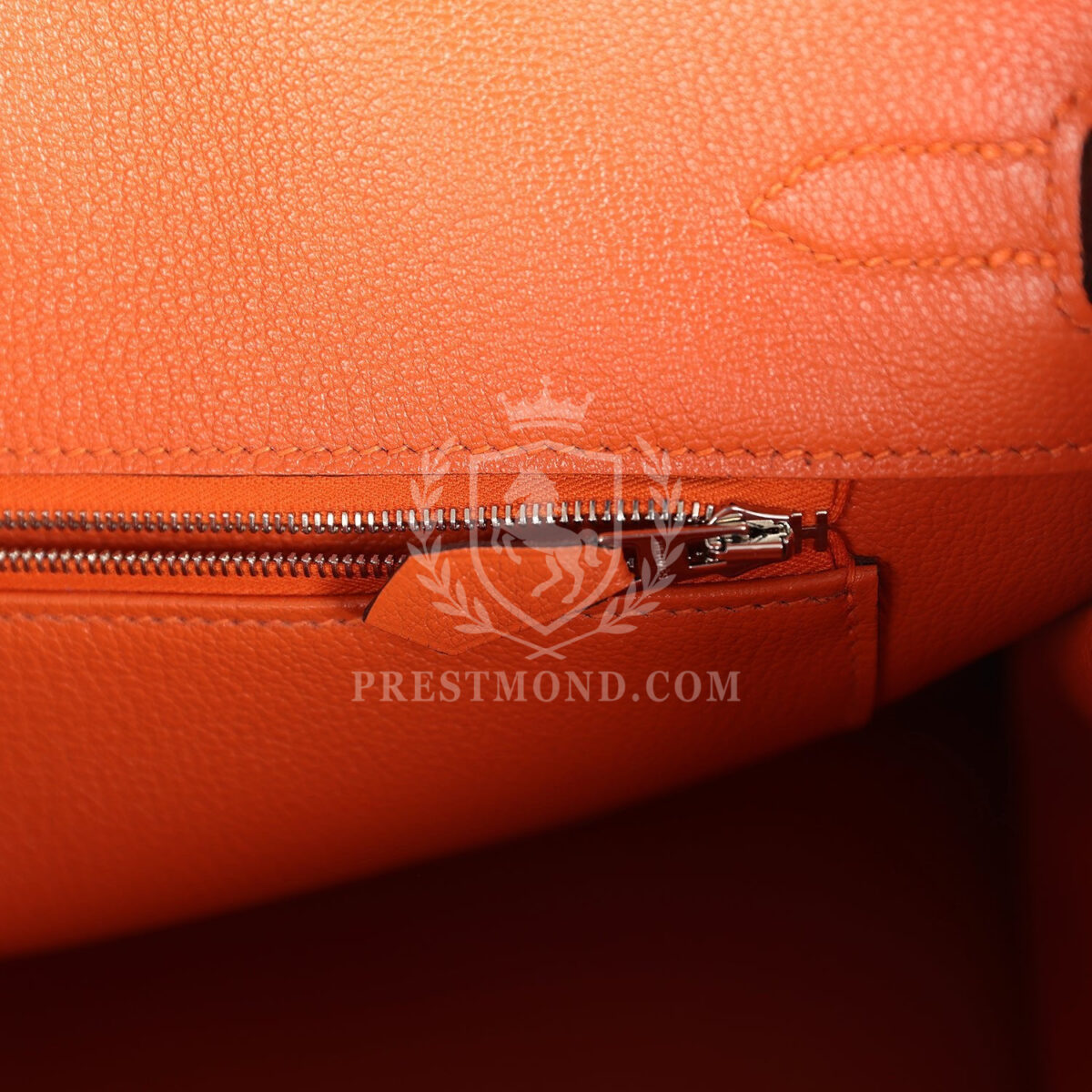 Hermes Special Order (HSS) Birkin 35 Tricolor Bleu Hydra, Ultraviolet and Orange Togo PHW — изображение 9