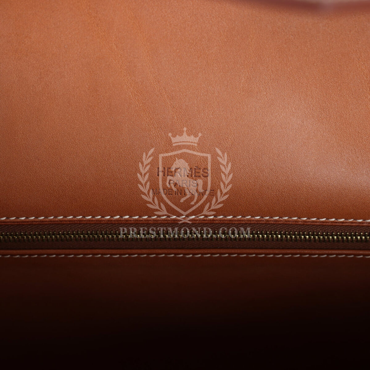 Hermes Birkin 35 Flag Ficelle and Paprika Toile H and Fauve Barenia PBHW — изображение 7
