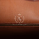 Hermes Birkin 35 Flag Ficelle and Paprika Toile H and Fauve Barenia PBHW