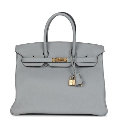 Hermes Birkin 35 Bleu Glacier Togo GHW