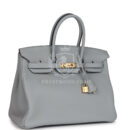 Hermes Birkin 35 Bleu Glacier Togo GHW