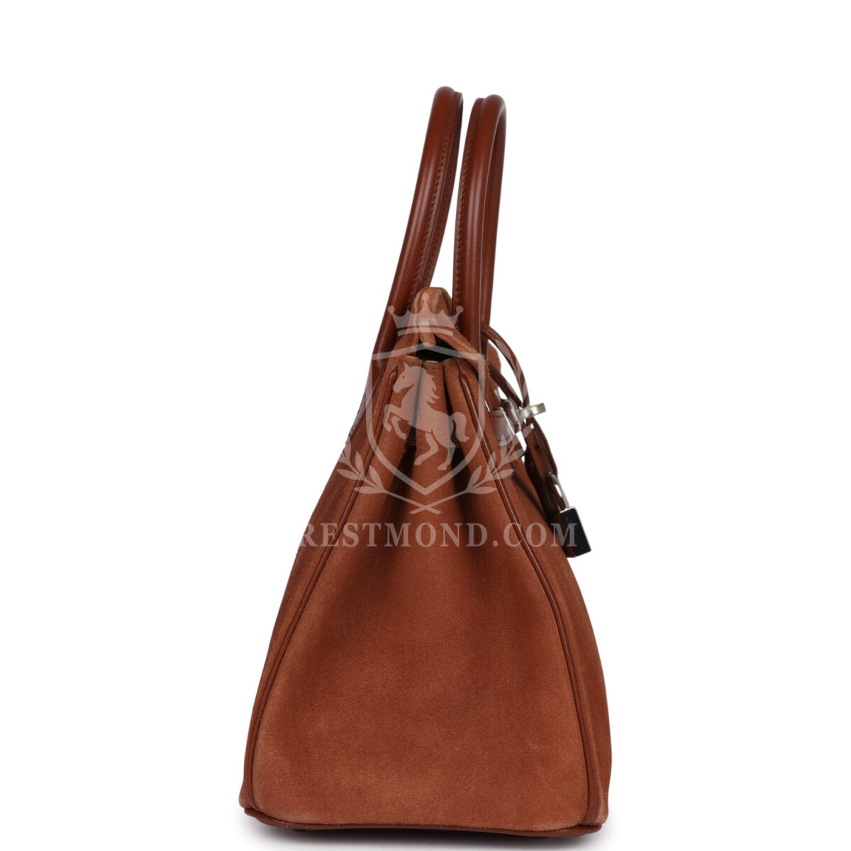 Vintage Hermes Birkin 25 Noisette Doblis and Box PHW — изображение 3