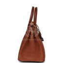 Vintage Hermes Birkin 25 Noisette Doblis and Box PHW