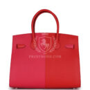 Hermes Casaque Birkin Sellier 30 Rouge De Coeur and Rose Extreme Epsom PHW