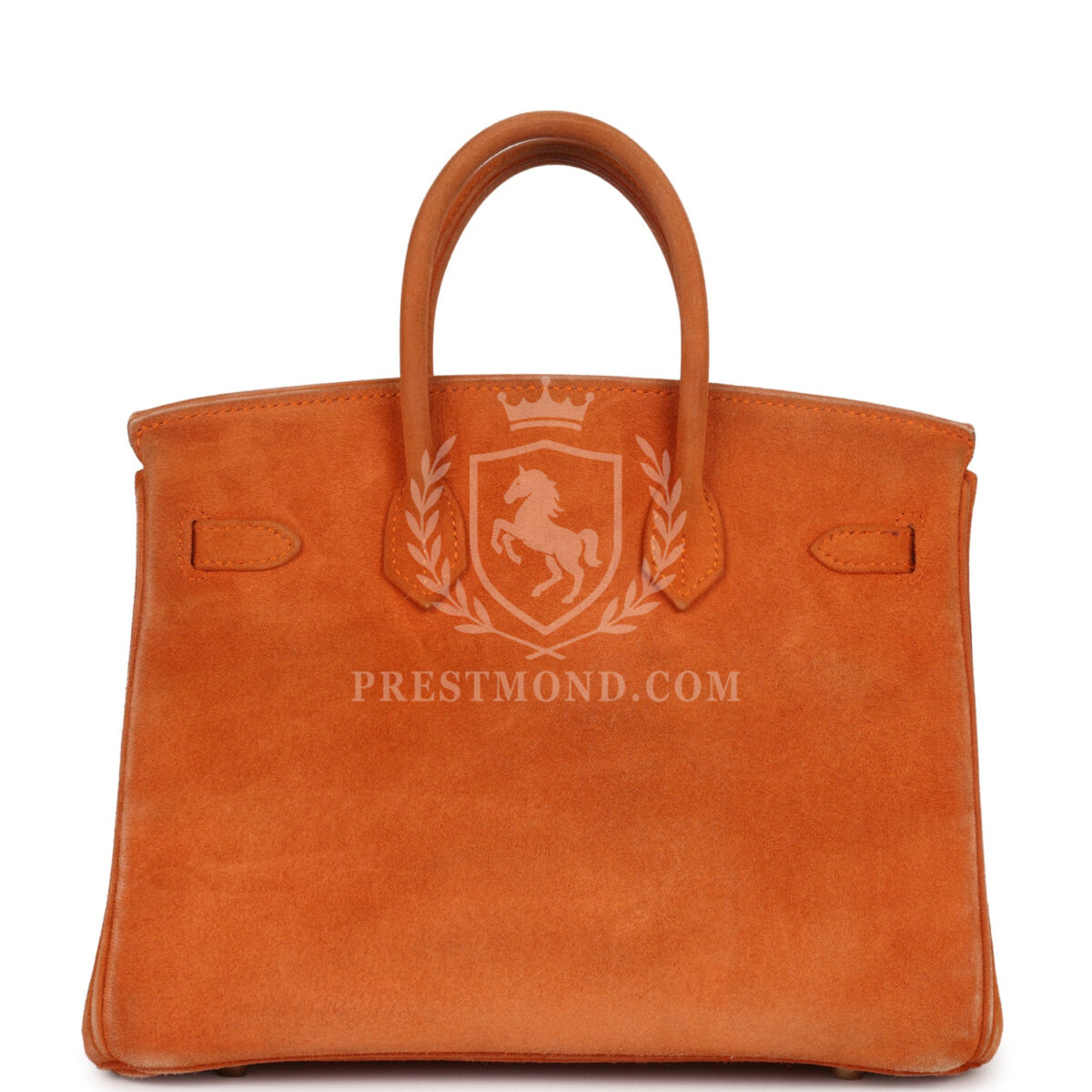 Vintage Hermes Birkin 25 Orange Doblis GHW — изображение 4