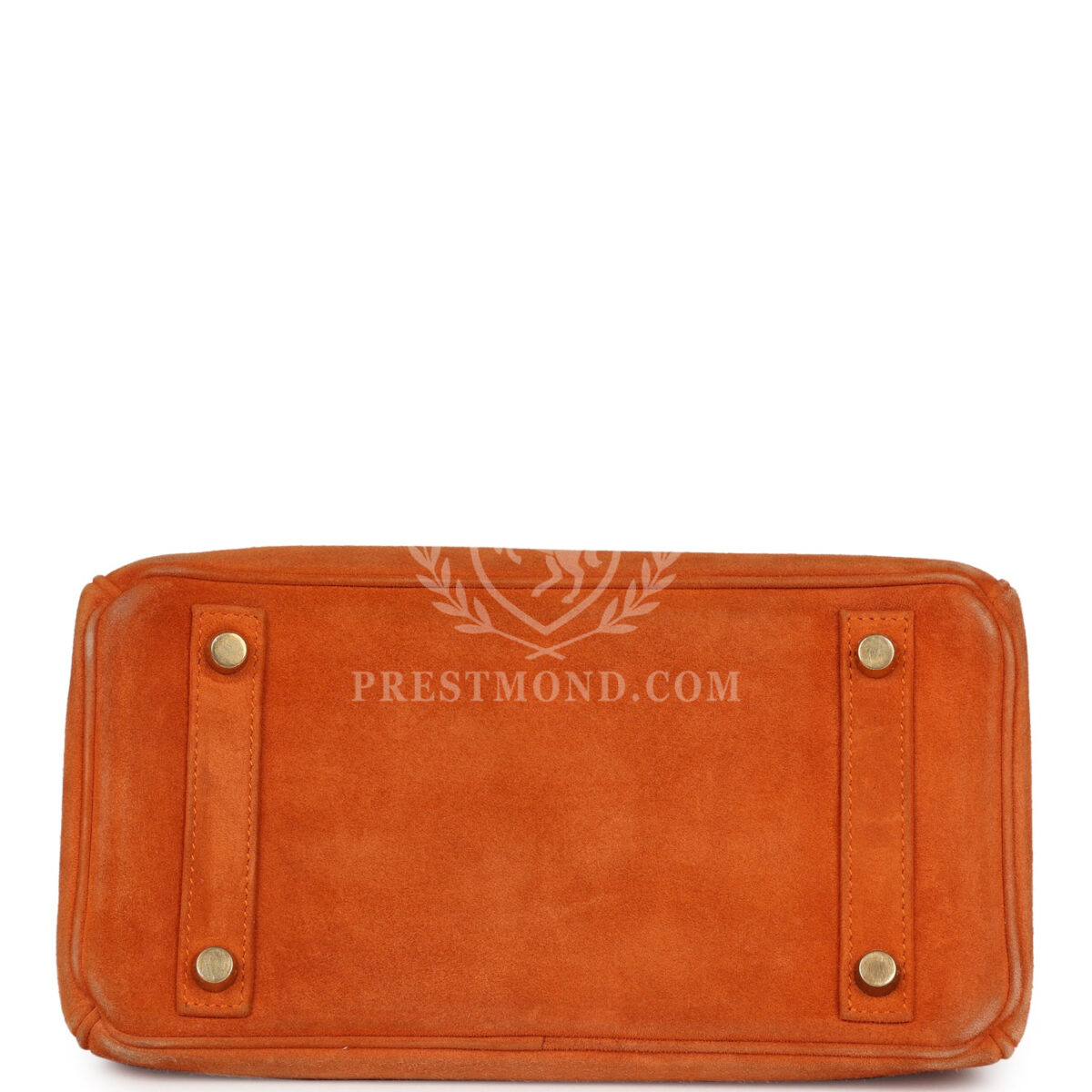 Vintage Hermes Birkin 25 Orange Doblis GHW — изображение 6