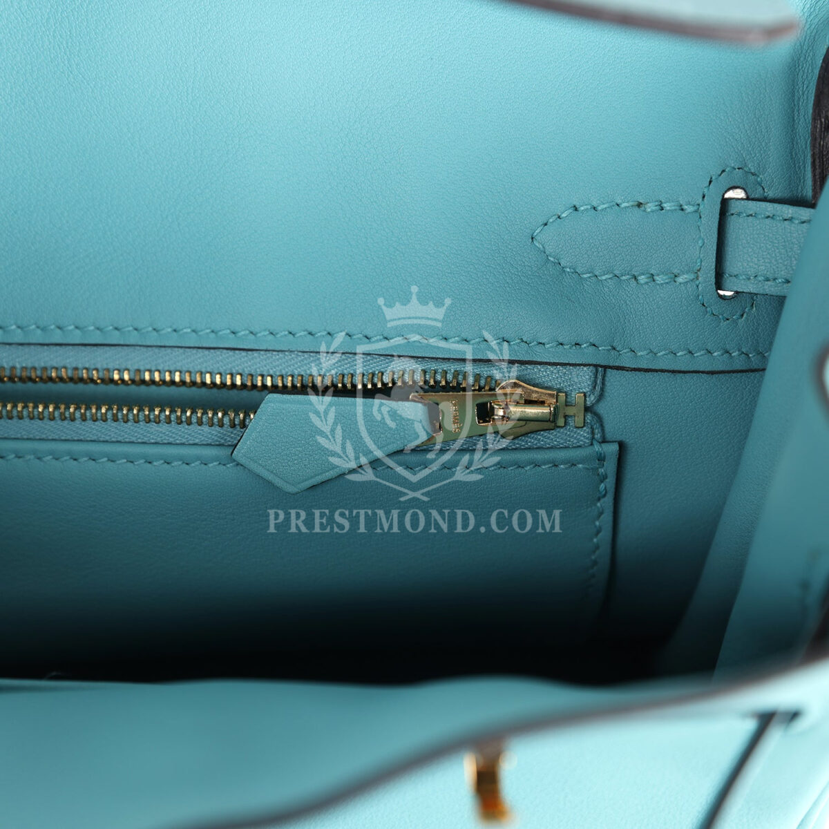 Hermes Birkin 25 Bleu Saint Cyr Swift GHW — изображение 9