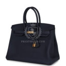Hermes Birkin 35 Bleu Nuit Togo GHW