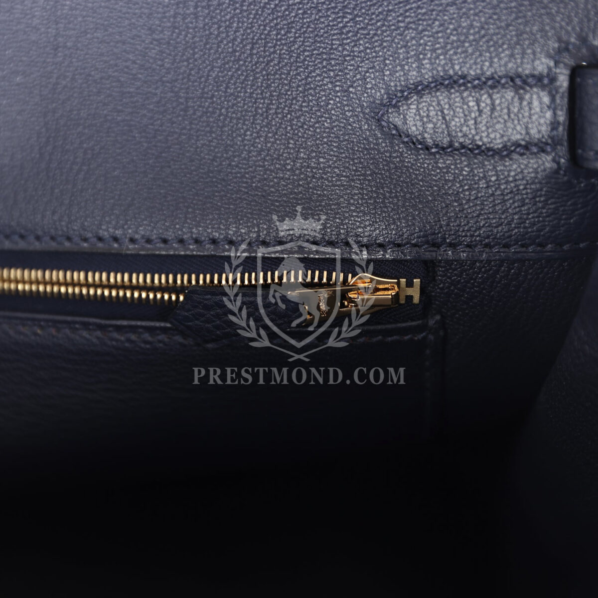 Hermes Birkin 35 Bleu Nuit Togo GHW — изображение 9