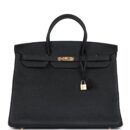 Hermes Birkin 40 Black Togo GHW