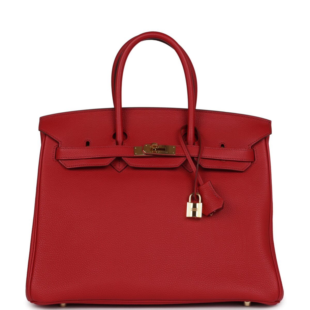 Hermes Birkin 35 Rouge Garance Togo GHW