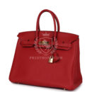 Hermes Birkin 35 Rouge Garance Togo GHW