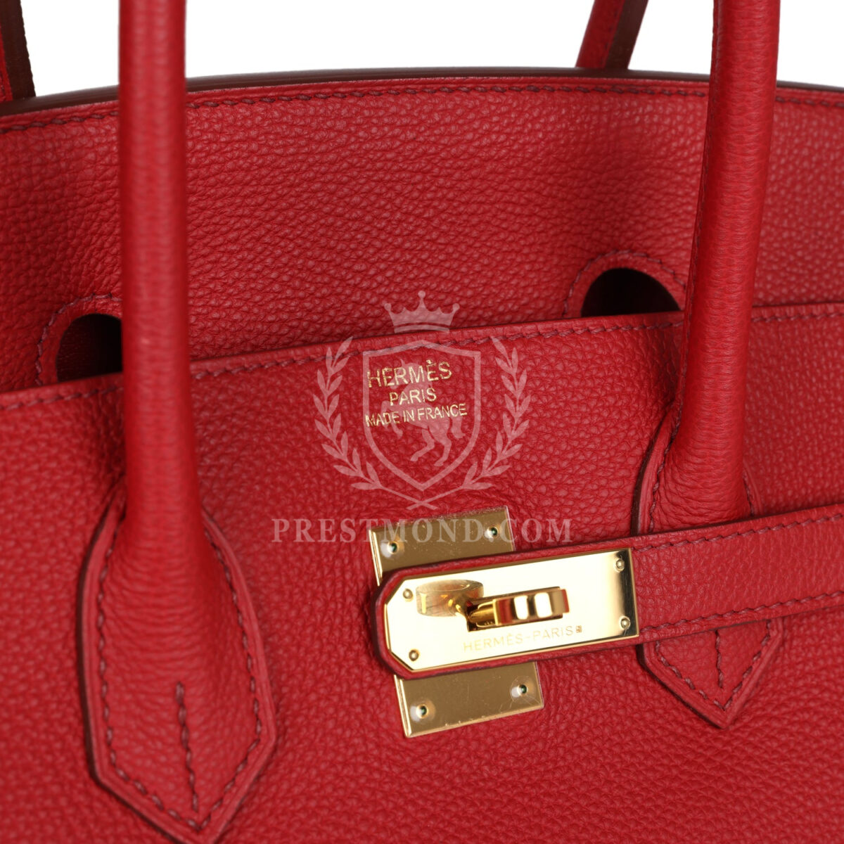 Hermes Birkin 35 Rouge Garance Togo GHW — изображение 7