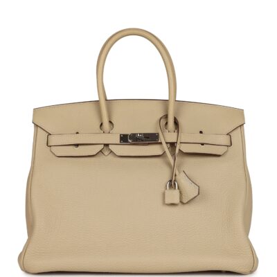 Hermes Birkin 35 Parchemin Togo PHW