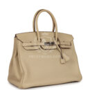 Hermes Birkin 35 Parchemin Togo PHW