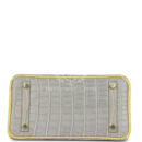 Hermes Special Order (HSS) Birkin 25 Gris Perle and Mimosa Matte Alligator Brushed GHW