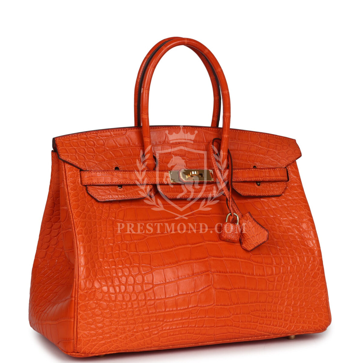 Hermes Birkin 35 Feu Matte Alligator GHW — изображение 2