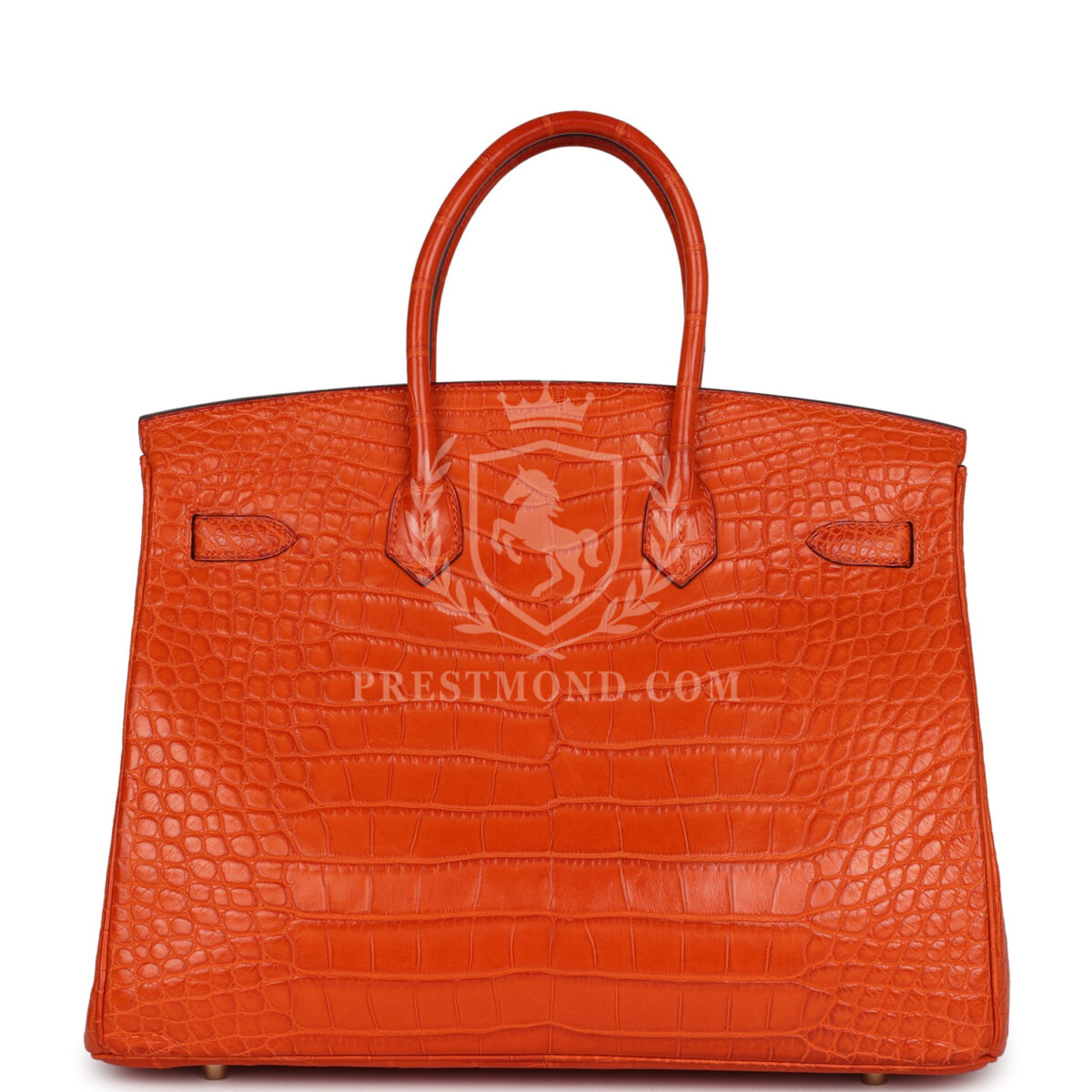 Hermes Birkin 35 Feu Matte Alligator GHW — изображение 4