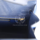 Hermes Birkin Sellier 25 Bleu Saphir Box GHW