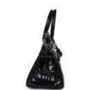 Hermes Birkin 30 Black Shiny Crocodile Niloticus GHW