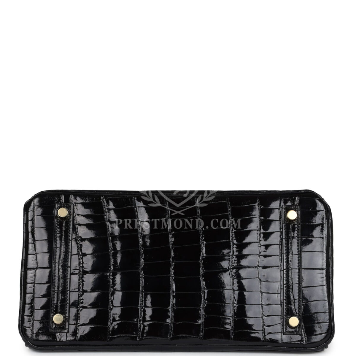 Hermes Birkin 30 Black Shiny Crocodile Niloticus GHW — изображение 6