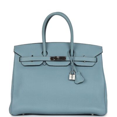 Hermes Birkin 35 Ciel Togo PHW