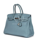 Hermes Birkin 35 Ciel Togo PHW