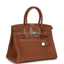 Hermes Birkin 30 Gold Togo PHW