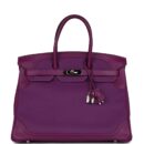 Hermes Birkin 35 Ghillies Anemone Togo and Swift PHW
