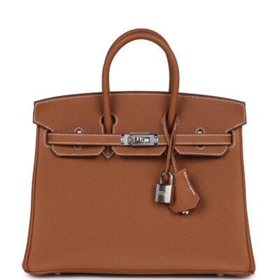 Hermes Birkin 25 Gold Togo PHW