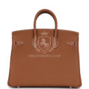 Hermes Birkin 25 Gold Togo PHW