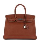 Hermes Birkin 35 Fauve Barenia Faubourg PHW