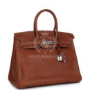 Hermes Birkin 35 Fauve Barenia Faubourg PHW