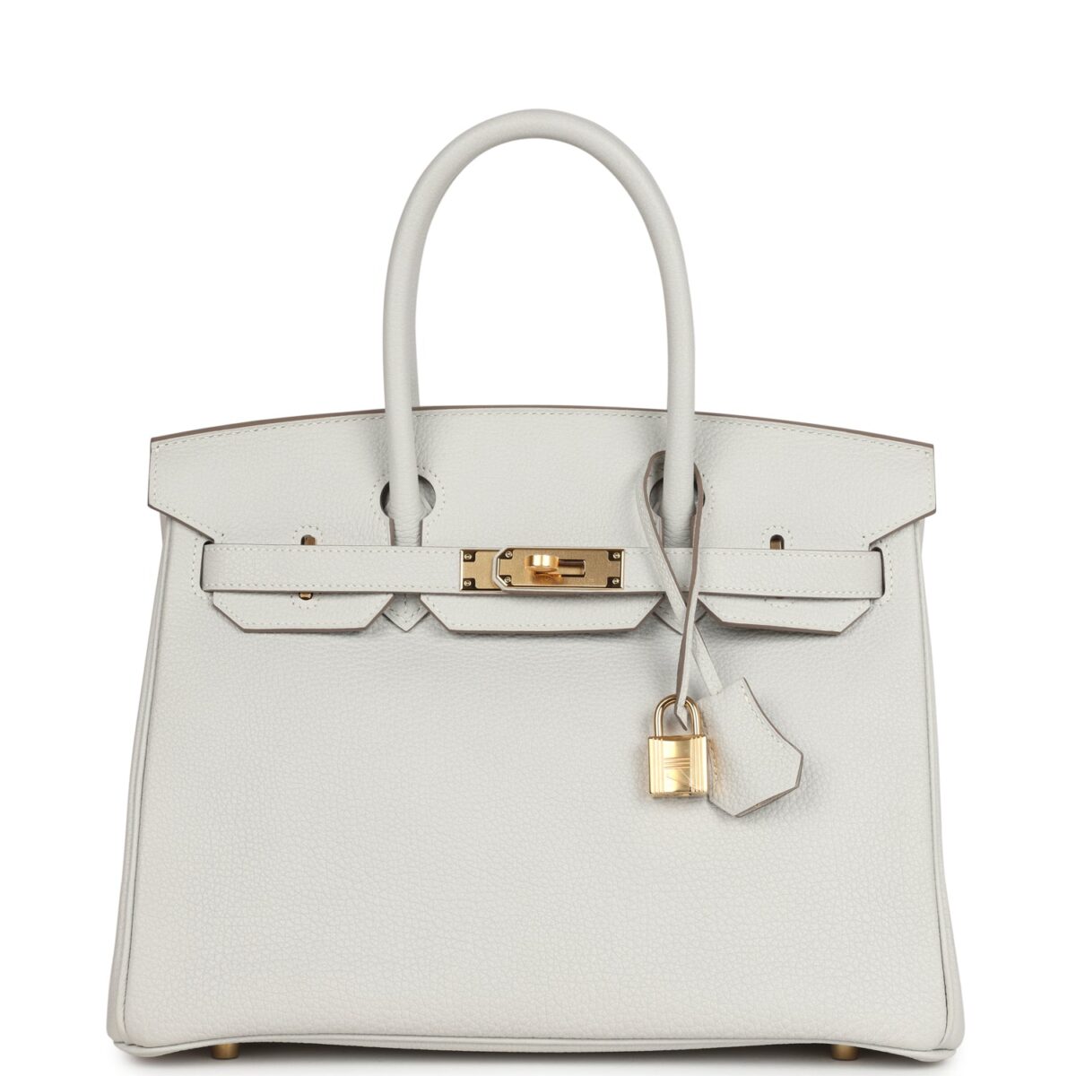 Hermes Birkin 30 Gris Perle Togo GHW