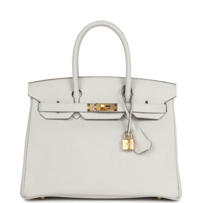 Hermes Birkin 30 Gris Perle Togo GHW