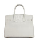 Hermes Birkin 30 Gris Perle Togo GHW