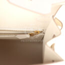 Hermes Special Order (HSS) Birkin Sellier 25 Mauve Pale and Craie Epsom Brushed GHW