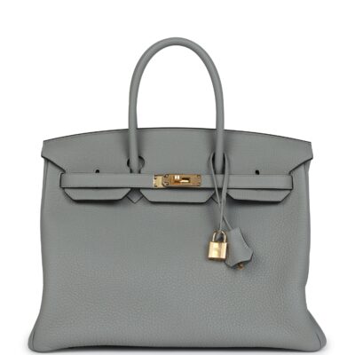 Hermes Birkin 35 Gris Mouette Togo GHW