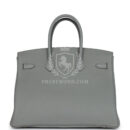 Hermes Birkin 35 Gris Mouette Togo GHW