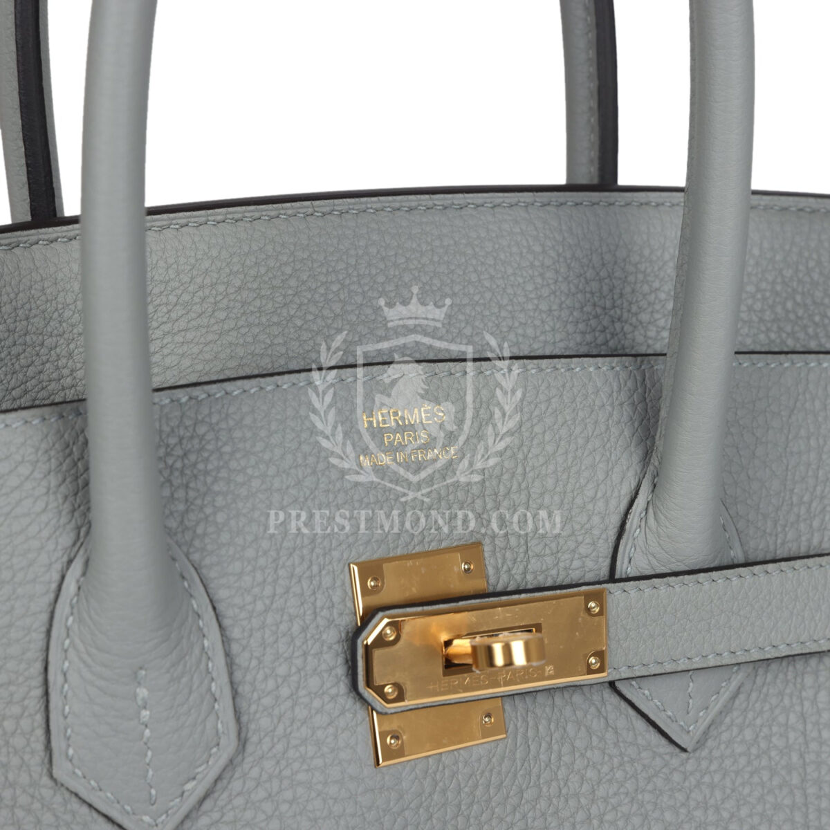 Hermes Birkin 35 Gris Mouette Togo GHW — изображение 7