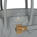 Hermes Birkin 35 Gris Mouette Togo GHW