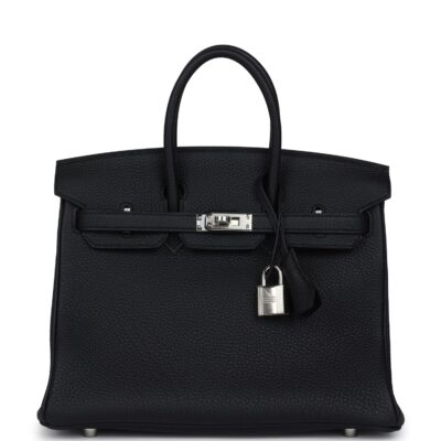 Hermes Birkin 25 Black Togo PHW