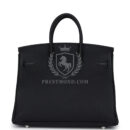Hermes Birkin 25 Black Togo PHW