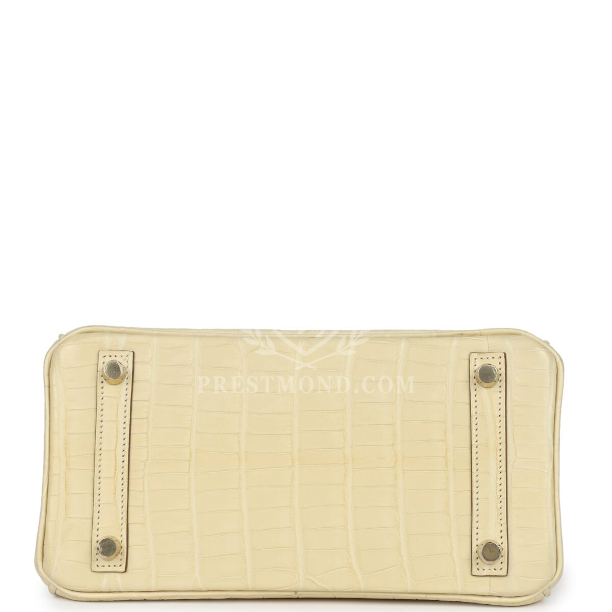 Hermes Special Order (HSS) Birkin 25 Vanille Matte Alligator Brushed GHW — изображение 6