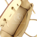 Hermes Special Order (HSS) Birkin 25 Vanille Matte Alligator Brushed GHW