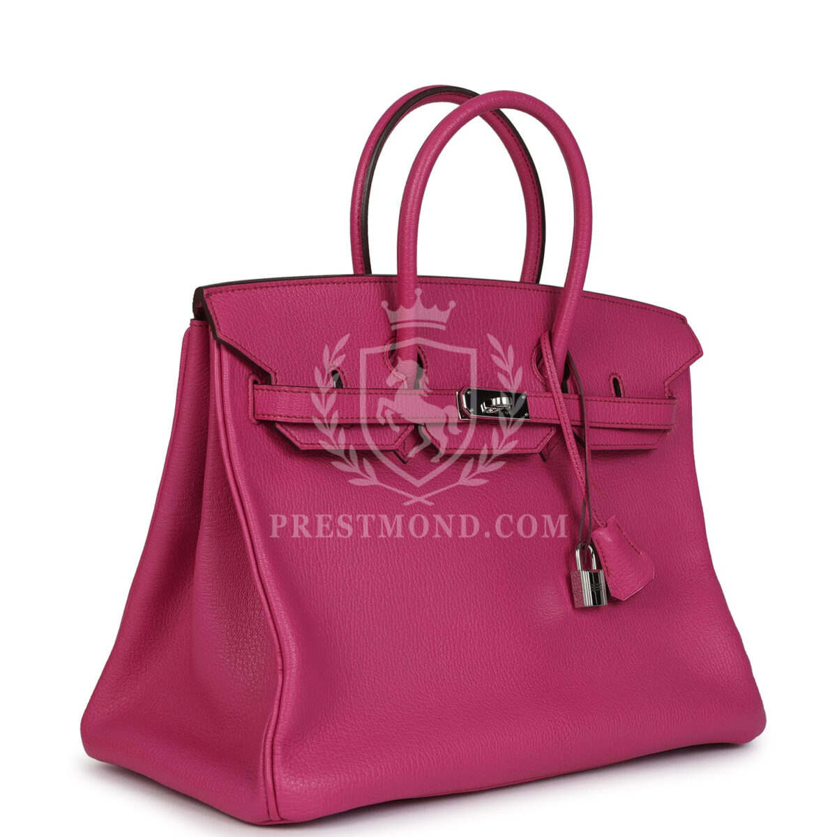 Hermes Birkin 35 Rose Shocking Chevre Mysore PHW — изображение 2
