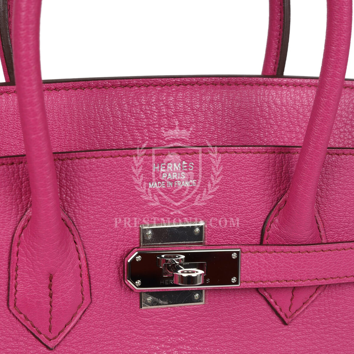 Hermes Birkin 35 Rose Shocking Chevre Mysore PHW — изображение 7