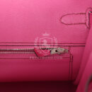 Hermes Birkin 35 Rose Shocking Chevre Mysore PHW