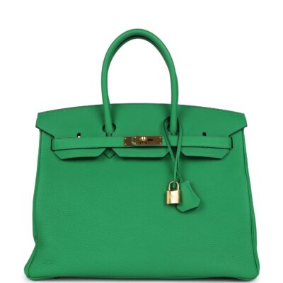 Hermes Birkin 35 Bambou Togo GHW